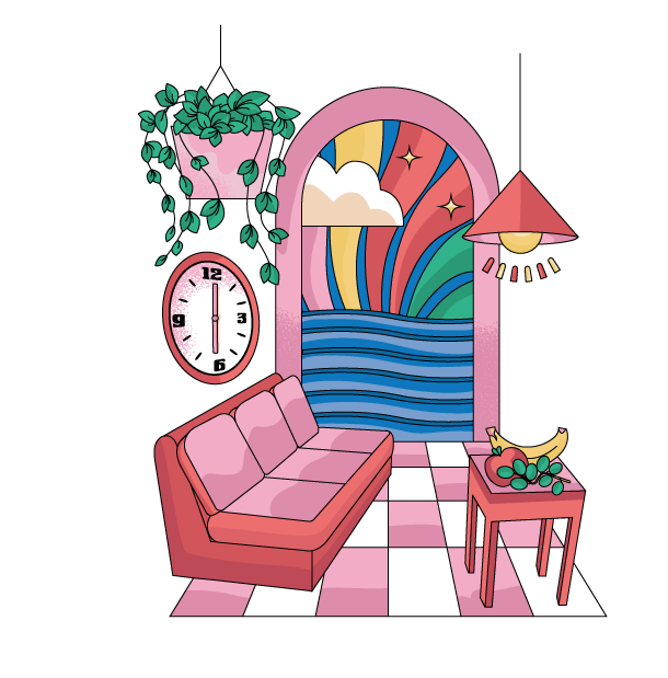 illustration couleur maison nantes