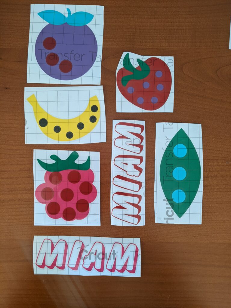 sticker fruit cricut