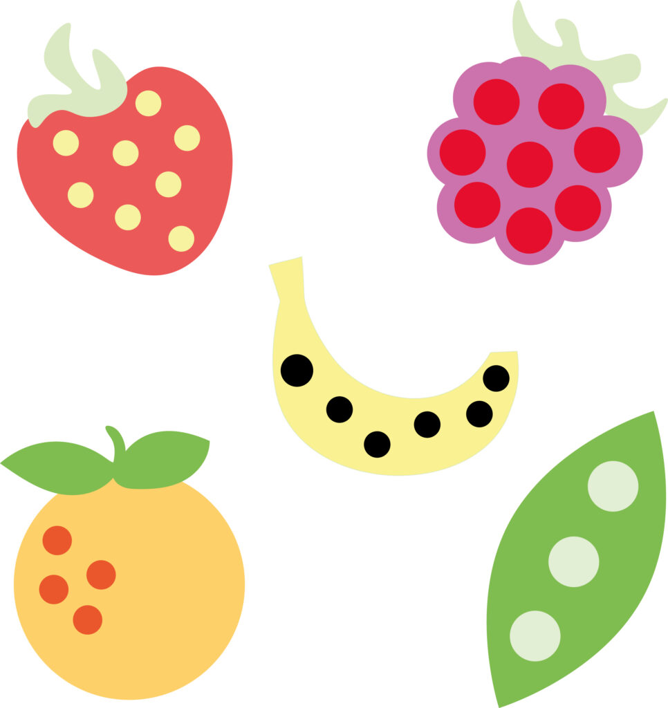 illustrator dessins fruits